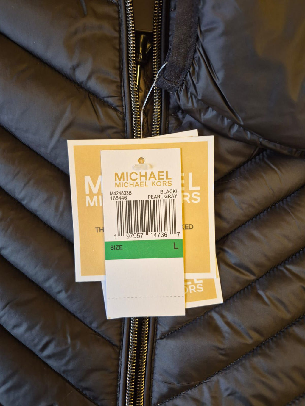 MICHAEL KORS BLACK Packable Jacket