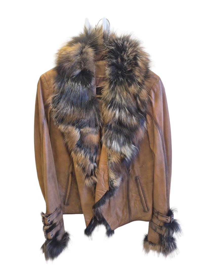 Daniel RICCO Real leather and fox fur