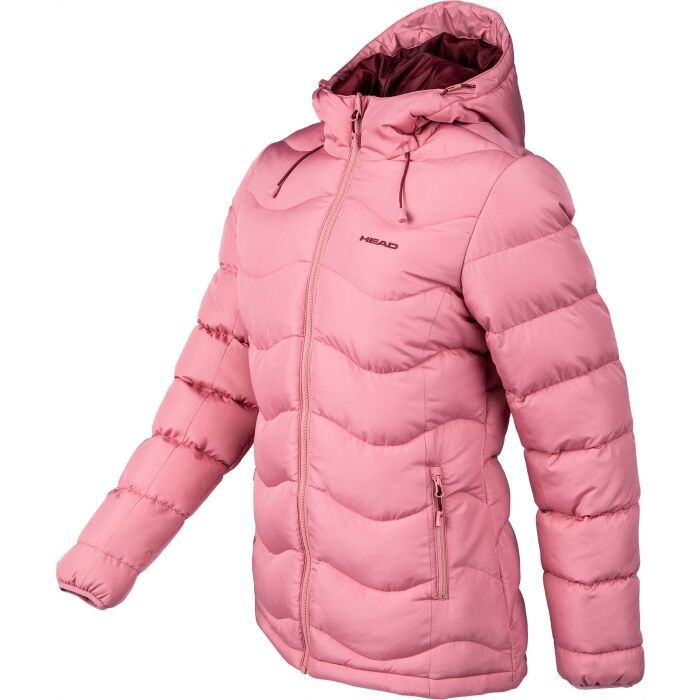 Head brand puffer jacket