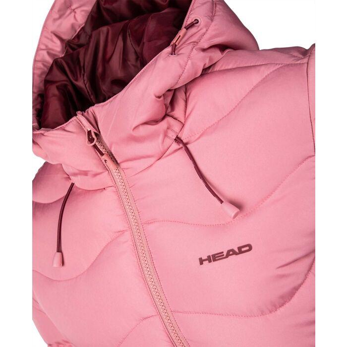 Head brand puffer jacket