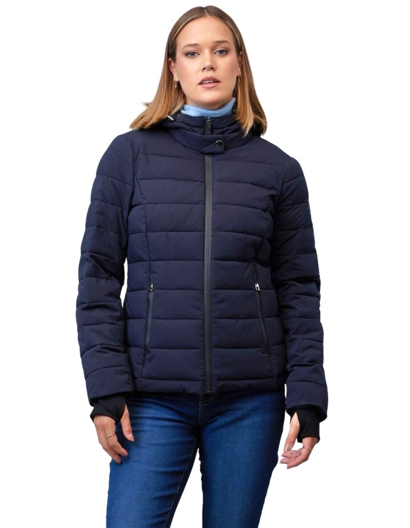 MICHAEL KORS navy blue puffer jacket